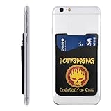 [Thx Giving] オフスプリング The Offspring スマホカードケース 貼り付け コンパクト メンズ レディース 人気 大容量 軽量 薄型 名刺入れ カード収納 小銭入れ お札入れ 背面ポケット Puレザー 快適な手触り 贈り物