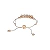 GUESS Gold-Tone Two Row Beaded Slider Bracelet
