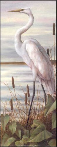 Egret Paper Tole 3D Decoupage Craft Kit Size 8x20 Inches 22182