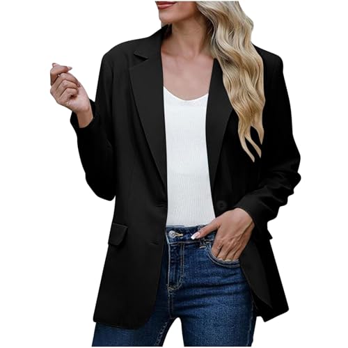 Blazers for Women Business Casual Outfits Fall Fashion Clothing Lightweight Jackets Classy Date Night Spring Summer Jackets Winter Outfits Blazer Dress Black