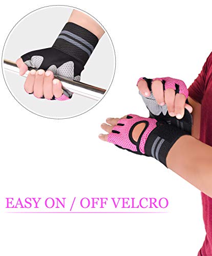 image for WESTWOOD FOX WFX Weight Lifting Gloves for Men Women Gym Gloves with W