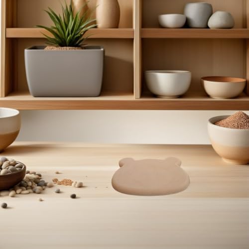 Moule en bois poterie tête d'ours idéal pour sessions de studio