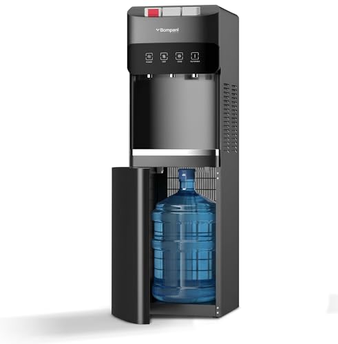 Bompani Hot & Cold Water Dispenser with 3 Taps | Child Lock | Compressor Cooling | Welded Hot & Cold Tank | Indicator Lights | 550W Heating & 90W Cooling Power BWD305