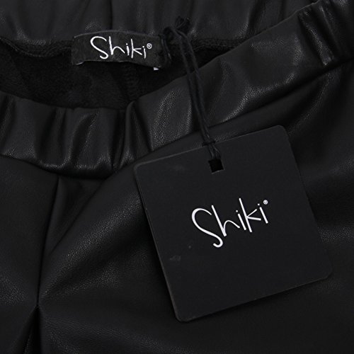 SHIKI C4280 Bermuda Donna Pantalone Corto Nero Eco...