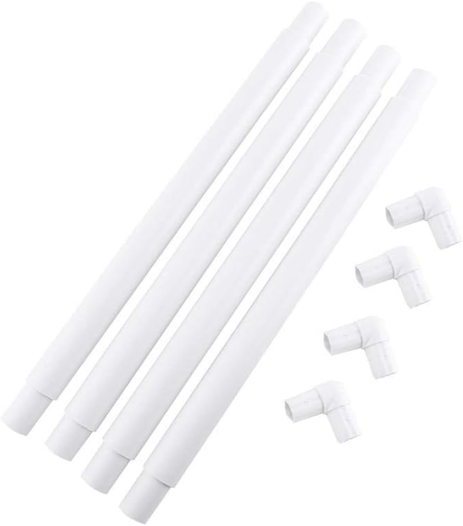 Embroidery Clip Frame, Plastic Square Rectangle Sewing Hoop Cross Stitch Frame, Universal Embroidery Clip Frame for Quilting Needlepoint Silk-Painting Sewing DIY Art Craft(43.1*43.1cm)