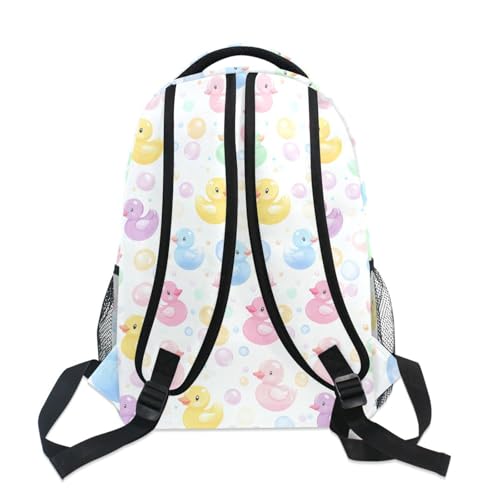 ALAZA Colorful Duck Bubble Kids School Backpack for Boys Girls Teens Bookbag Travel Daypack Bag 16 inch4