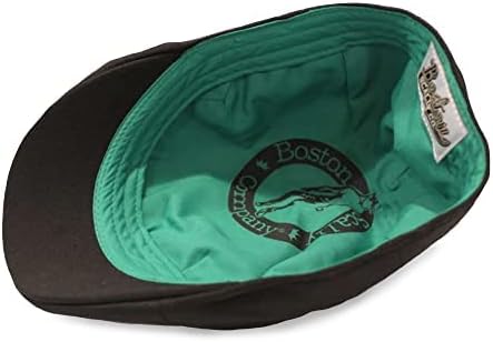 The Original Boston Scally Cap - The Dubliner Newsboy Flat Cap - 6 Panel Cotton Fitted Hat for Men - Black - Image 3
