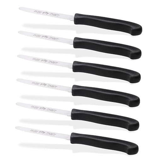 Otto Herder 6er Set Tafelmesser aus Solingen Frühstücksmesser mit...