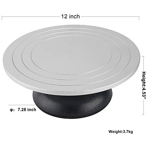 HighFree Heavy Duty Diameter Sculpting Wheel All Metal Construction Sculptor Turntable with Ball Bearings (12 inch) - Thumbnail 2