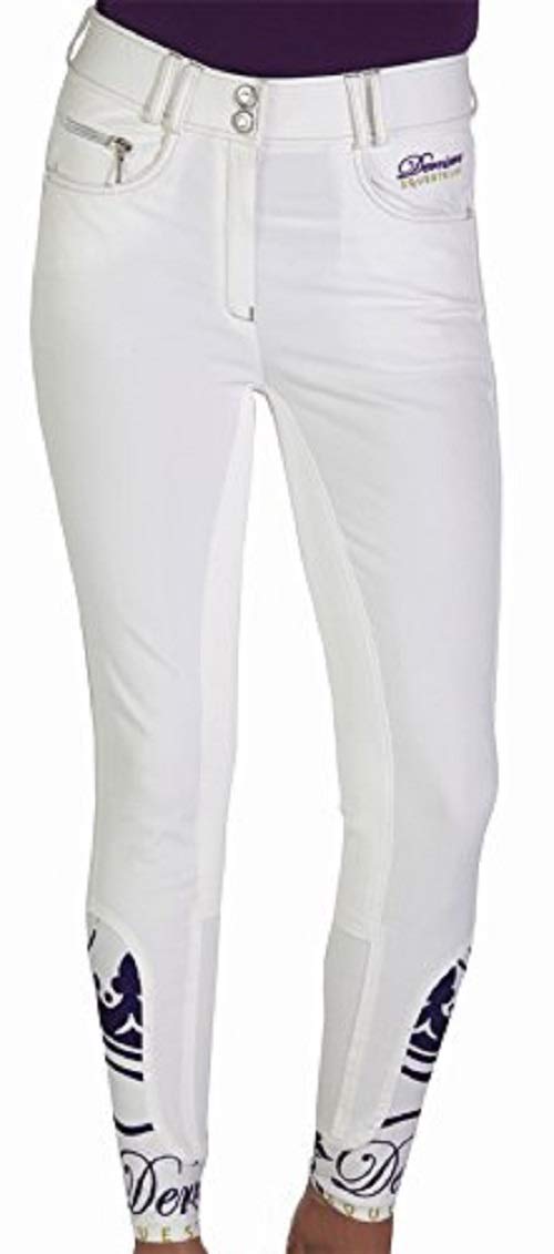 Derriere Equestrian Ladies Cannes Competition Breeches White 32