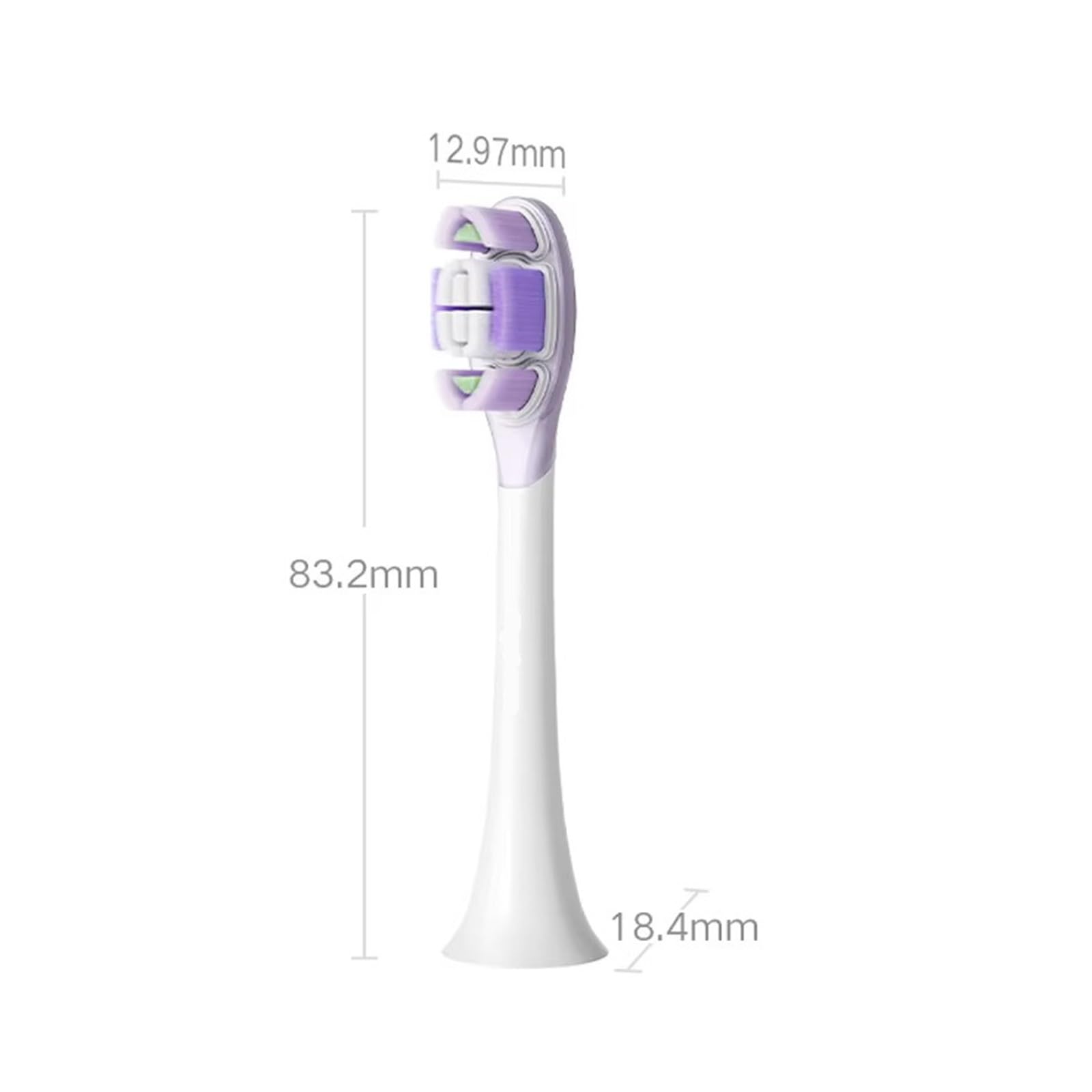 6 pezzi compatibili con la testina dello spazzolino elettrico(6PCS Caring version)
