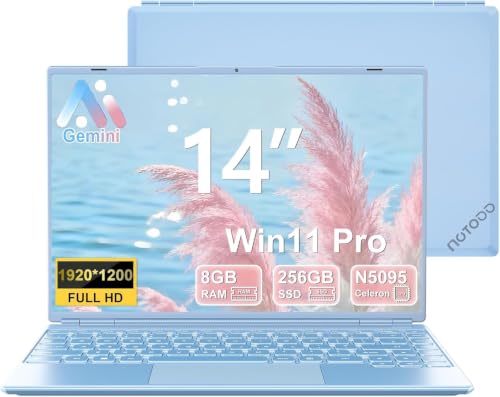 Image of Laptop computer 14'' 8gb ram 256GB SSD Win11 Gaming Laptop 8+256GB SSD-Blue