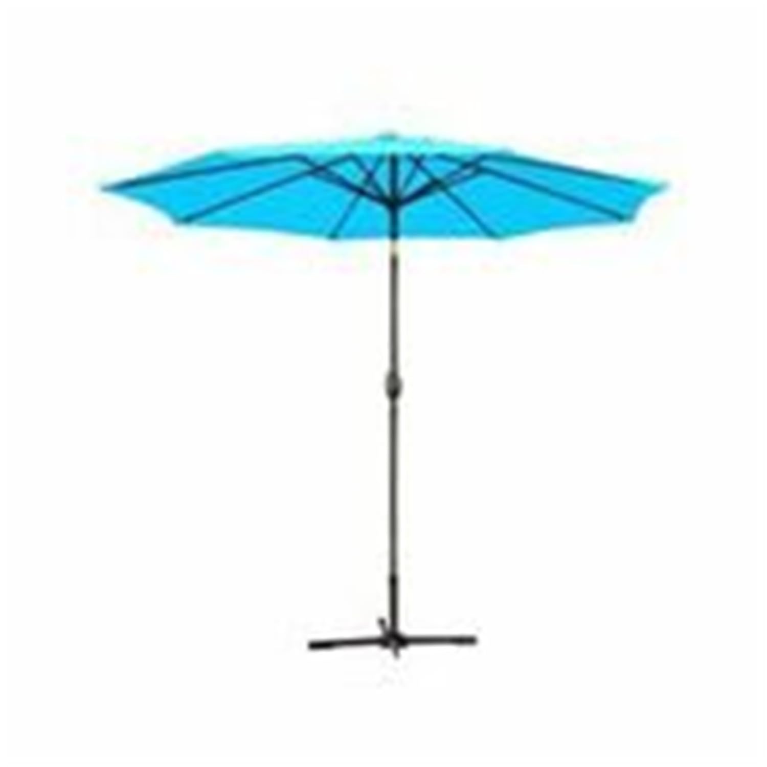 Maykoosh Rustic Ranch Aluminum Patio Market Umbrella Tilt W/Crank - Grey Pole