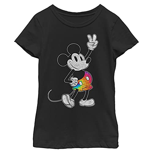 Image of Disney Girls' Tie Dye Mickey Stroked