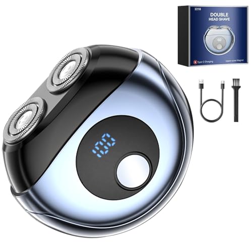 KBIBCK Mini Rasierer Herren Elektrisch, Elektrorasierer Herren mit LED-Anzeige, IPX6 Wasserdichter, 7000 U/min, Tragbarer Mini Rasierer Elektrischer, USB-C-Aufladung, Ideal für Reisen, Zuhause, Auto KBIBCK Mini Rasierer Herren Elektrisch, Elektrorasierer Herren mit LED-Anzeige, IPX6 Wasserdichter, 7000 U/min, Tragbarer Mini Rasierer Elektrischer, USB-C-Aufladung, Ideal für Reisen, Zuhause, Auto