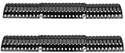 Attachcooking Universal BBQ Gas Grill Replacements Adjustable Porclain Steel Heat Plate For FirePlus, Fire Mountain, Char-Broil, CosmoGrill Grill Models and Others,Extends from 30.48 up to 76.2 CM…