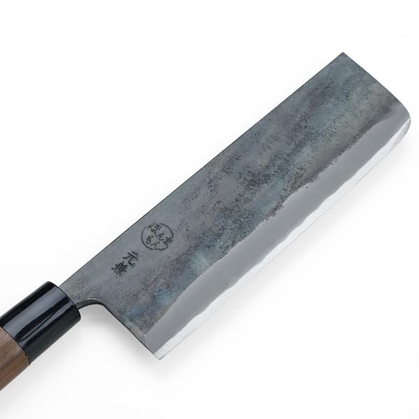 Amazon | 包丁 土佐火造り鍛造黒打 菜切 青紙スーパー 165mm