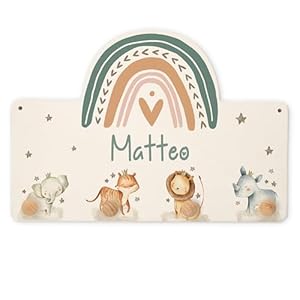 Kidsmood Personalisierte Kindergarderobe mit Wunschnamen
