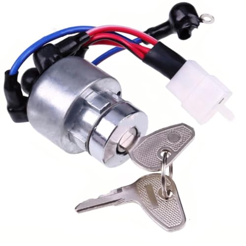 NINMORTH Interruptor de encendido de repuesto con llave para modelos de tractor Kubota L235 y L275, para número de pieza 35260-31800