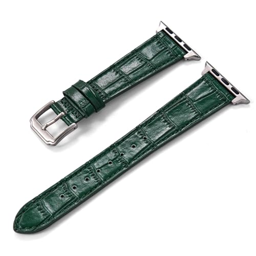 �̃��U�[�E�H�b�`�X�g���b�v�B���v�o���h46mm�A42mm�A45mm�A41mm�A38mm�A40mm�A49mm�ɓK���B �\�{�^��(Green,42-44-45-49-S10 46mm)