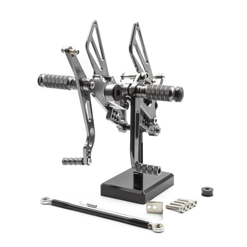 Commandes Reculées YZF-R6 Aluminium CNC : Repose-Pieds Réglables Haut de Gamme