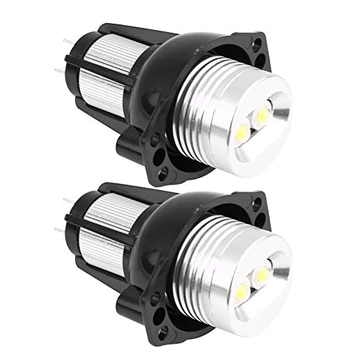 LED Angel Eyes LED Light 2st 12W Halo Ring Marker Light Angel Eyes Glödlampor för BM_W E90 E91 2005-2008 Auto lampor