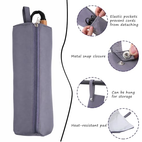 Bolsa resistente al calor para planchas y rizadores miniatura 4