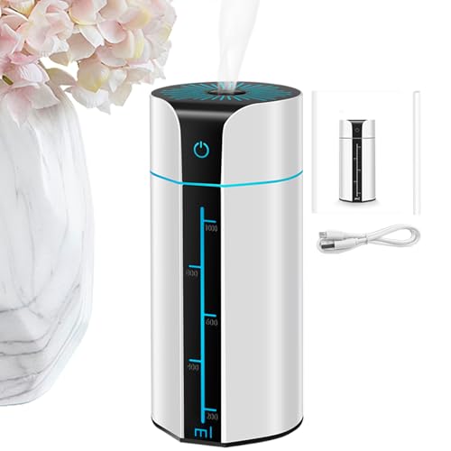 Ylnailky Humidificador para Habitaciones Grandes,Purificador de Aire USB para Grandes Espacios | 7 Colores LED Humidificador Silencioso Con Apagado Automático Para Dormitorio, Estudio, Habitación, Ylnailky Humidificador para Habitaciones Grandes,Purificador de Aire USB para Grandes Espacios | 7 Colores LED Humidificador Silencioso Con Apagado Automático Para Dormitorio, Estudio, Habitación,