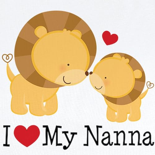 CafePress I Love Nanna Long Sleeve Infant Bodysuit Cute Long Sleeve Infant Baby Bodysuit Romper2