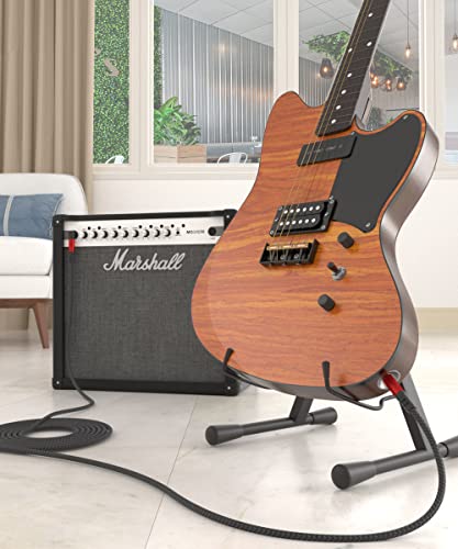 Ialegant 1/4 Inch Cable Trs Guitar Cable 10 Ft 2-Pack, Instrument Cable Guitar Amp Cord Straight To Right Angle 6.35Mm Male To Male Stereo Audio Cable For Electric Guitar, Bass, Amplifier, Etc. #TOP5