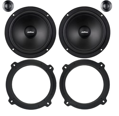 IPNOSIS Kit de 2 enceintes avant de 16,5 cm Axton pour Hyundai Tucson à partir de 2015 avec 2 supports avant