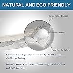 H.VERSAILTEX Reversible Sofa Slipcover Furniture Protector Water Resistant 2 Inch Wide Elastic Straps Sofa Cover Couch Covers Pets Kids Fit Sitting Width Up to 66" (Sofa: 75" x 110", Ivory/Beige) - Image 5