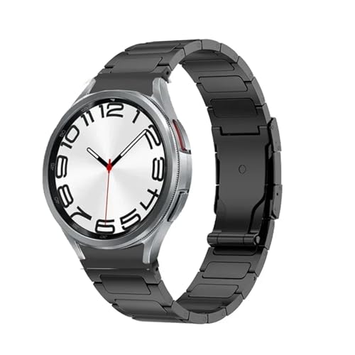 [�n�C�S�[] ���ԂȂ��`�^���X�g���b�v Galaxy Watch 6 Classic 47mm 43mm 40 44mm 5Pro 45mm�o���h 4 Classic 42 46mm�ƌ݊�������(Black,Galaxy Watch 6 40 44)