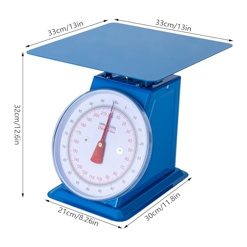 Báscula mecánica de dial 220 lb con precisión 1.1 lb miniatura 3