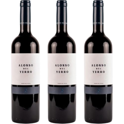 Alonso del Yerro Vino Tinto con crianza – Expresión intensa del Tempranillo, equilibrio entre fruta y roble, ideal para carnes, guisos y platos tradicionales | 3 botellas