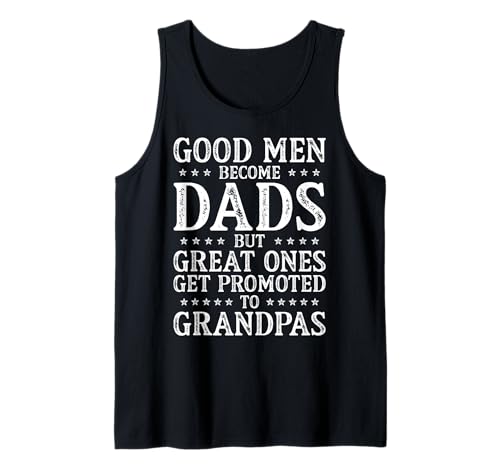 Homme Great Men Get Promoted to Grand-Pays Funny New Grandfather Débardeur
