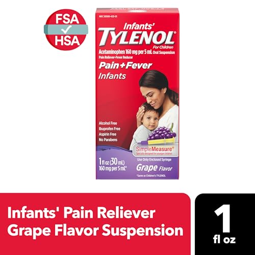 Infants' Tylenol Oral Suspension, Acetaminophen, Grape, 1 fl. oz - image 9