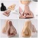 minkissy Silicone Nose Model, Soft Fake Nose Body Part for Piercing Practice & Jewelry Display, 3D Human Organ Mannequin for Tattooing and Acupuncture Teaching