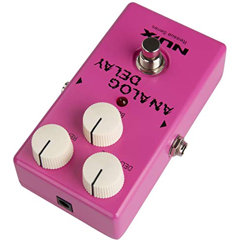 NUX Analog Delay Guitar Effect Pedal 100 analogue circuit,warm sounding analog delay effect