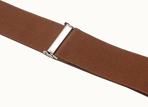 Cedrainy Adjustable Elastic Suspenders For Men's And Women's With X Back Suspenders For Casual & Formal(Coffe) #TOP6