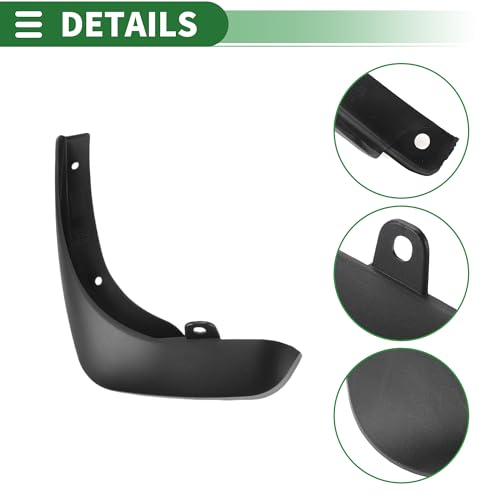 Image of Motoforti Mud Flaps Splash Guards Mud Guards for Nissan Tiida 2011-2015 W /Mount Accessories