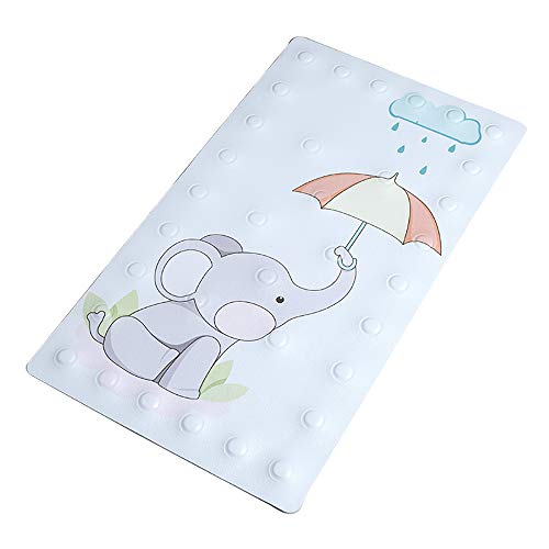 Tapis de bain pour baignoire antidérapant avec ventouses de sécurité pour enfants et seniors