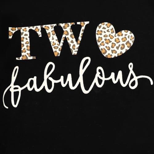 Baby Girl 2nd Birthday Outfit Girl Two Years Old Birthday Outfit Toddler Girl Leopard Clothes4