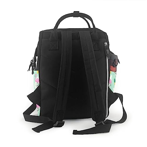 Sac à dos imprimé hawaïen polyvalent contre le désordre nomade
