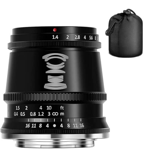 TTArtisan 17mm F1.4 APS-C 広角 大口径 マニュアルフォーカスカメラレンズ Fuji Xマウントカメラ X-A1 X-A10 X-A2 X-A3 X-A5 X-A7 X-M1 X-M2 X-H1 X-T1に対応