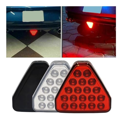 Feux arrières triangle universels avec feu de freinage stroboscopique sport