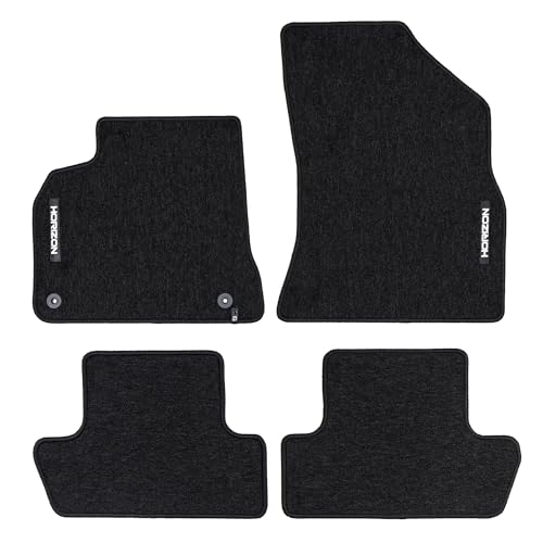 FROGUM Horizon Tapis Auto Velour Moquette pour Peugeot 5008 I 2009-2017| Inodores | avec Fixations | Pratiques et élégants