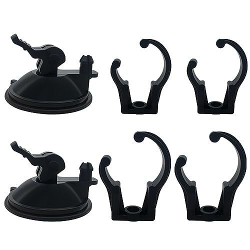 Pinces à ventouse pour lumière LED pour aquarium, support tube et câble
