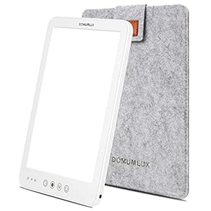 Tageslichtlampe 10000 Lux UV-frei Lichttherapie Lampe,Einstellbares Tageslichtlampe 5 Intensitäten,Lampe mit 3…