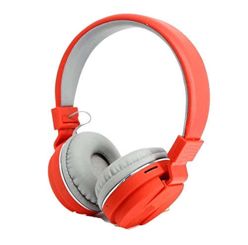 Image of On Ear Headphones Wireless /Bluetooth Headphone SH-12 Crystal Clear Sound Deep Bass Support FM and SD Card Slot with Music and Calling Controls Adjustable Pads for Small and Big Head